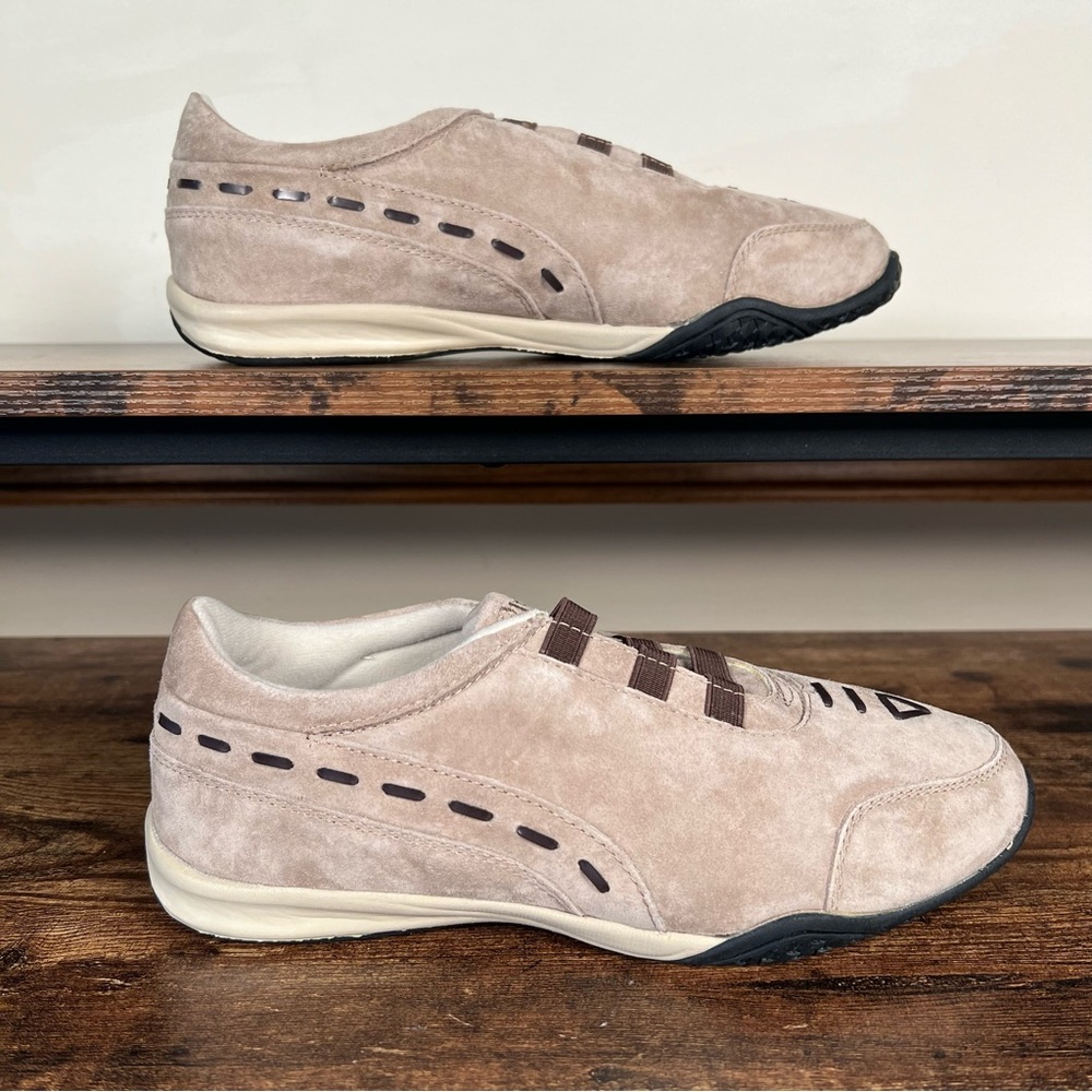Propet Typhoon Tan Water Resistant Suede Pull on Walking Sneakers women's‎ 8.5 W